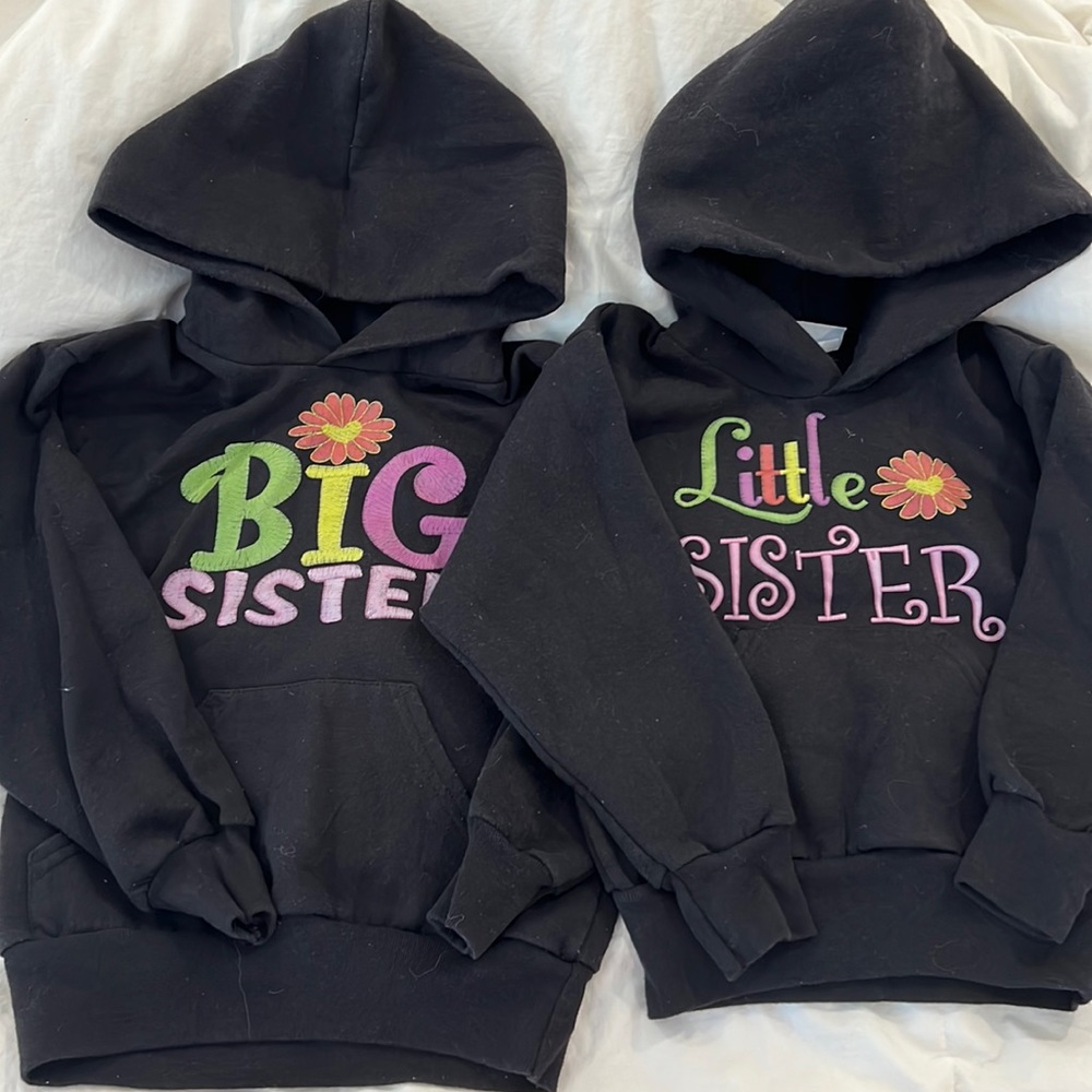 BIG SIS/LITTLE SIS hoodies